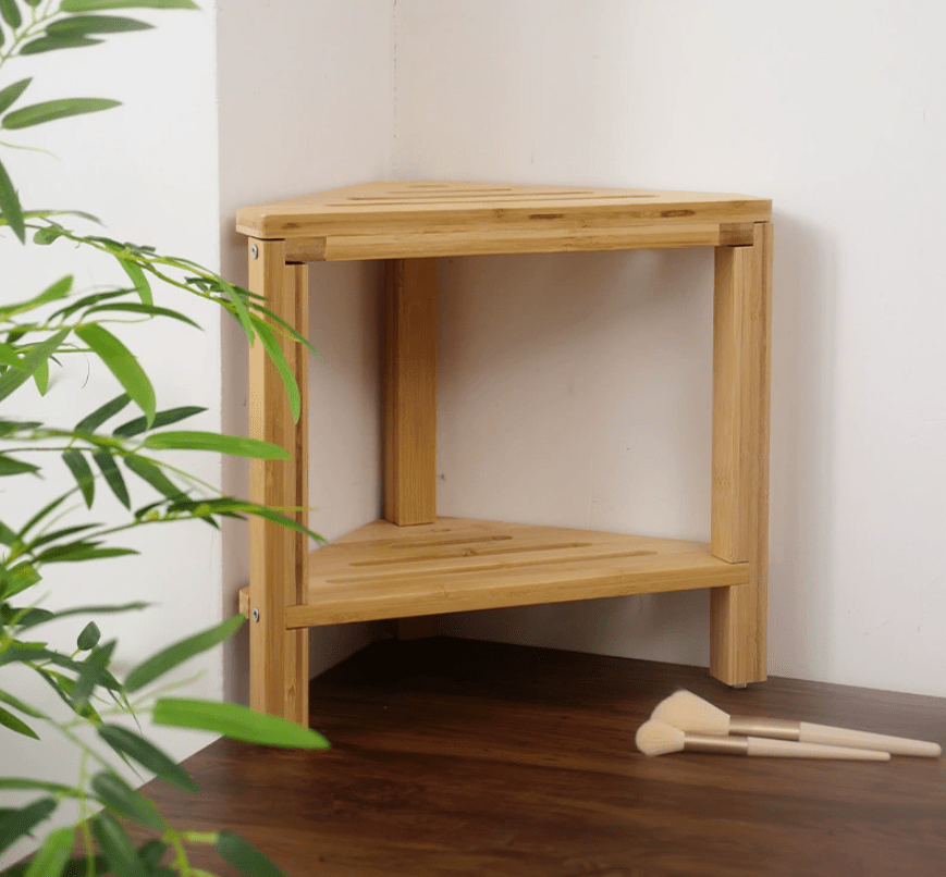 Bamboo Spa Storage Bench - FCHF CITY