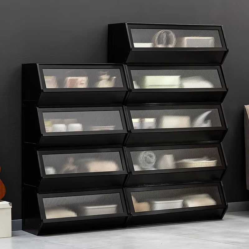 Bamboo Stackable Storage Cabinets - FCHF CITY