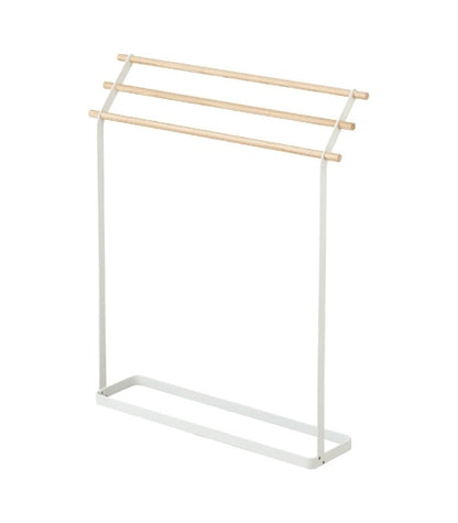 Bath Towel Rack (32&quot; H) - Steel + Wood - FCHF CITY