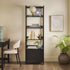 Bayard Modern Reeded Narrow Bookshelf - FCHF CITY