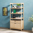 Bayard Modern Reeded Wide Bookshelf - FCHF CITY