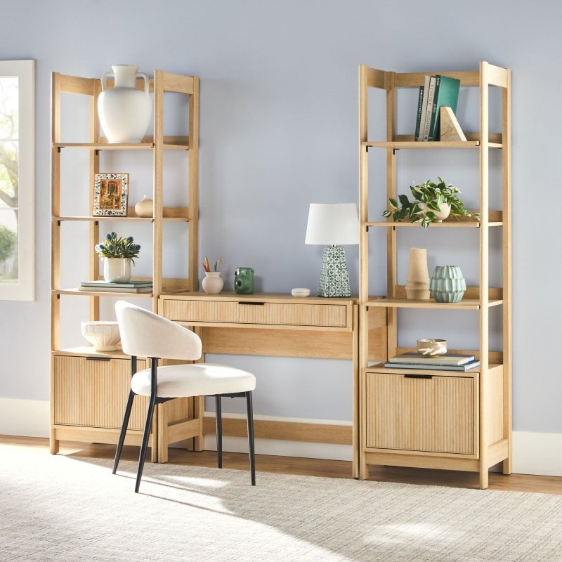 Bayard Modern Reeded Writing Desk - FCHF CITY