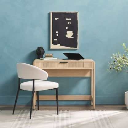 Bayard Modern Reeded Writing Desk with Lift Top - FCHF CITY