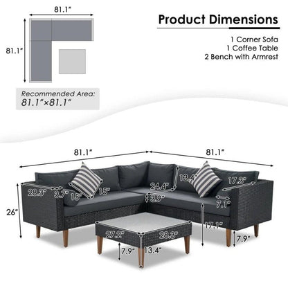 Becket Outdoor Sofa Set - FCHF CITY