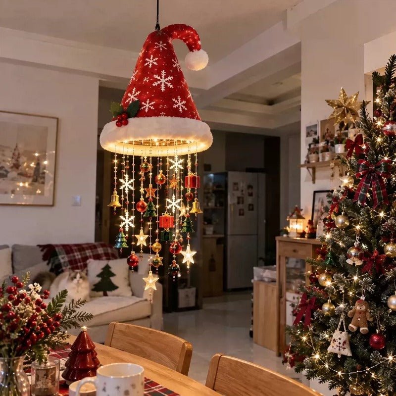 Bell Star Waterfall Christmas Floor Light, Outdoor Garden Festive Decor Lamp - FCHF CITY