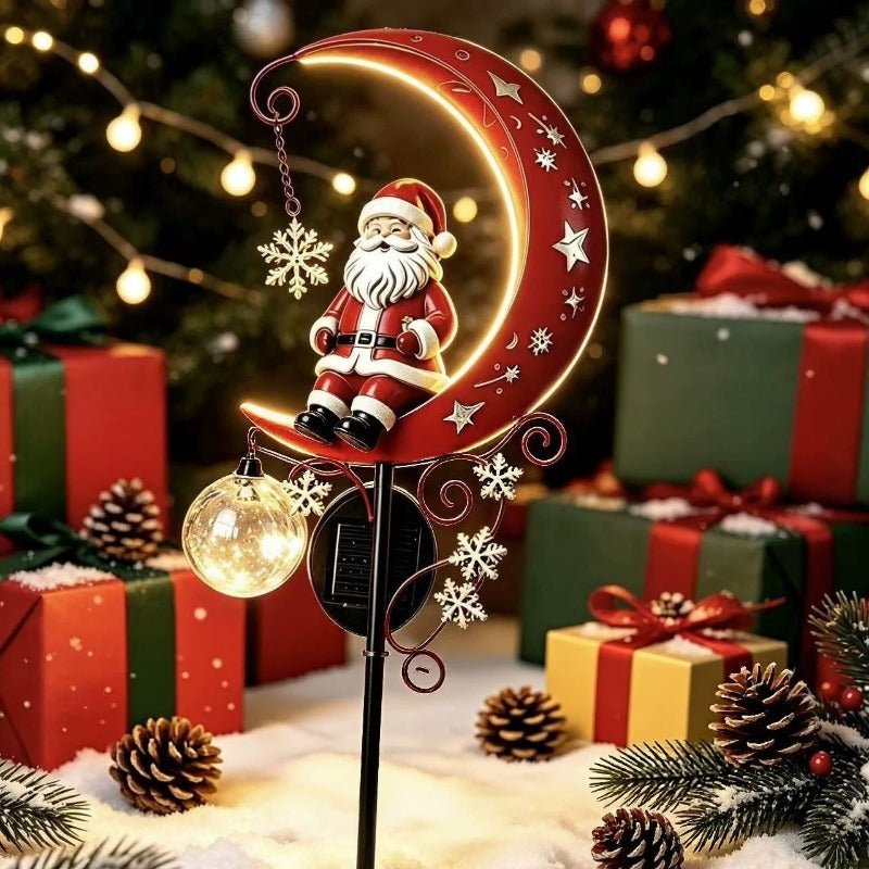 Bell Star Waterfall Christmas Floor Light, Outdoor Garden Festive Decor Lamp - FCHF CITY