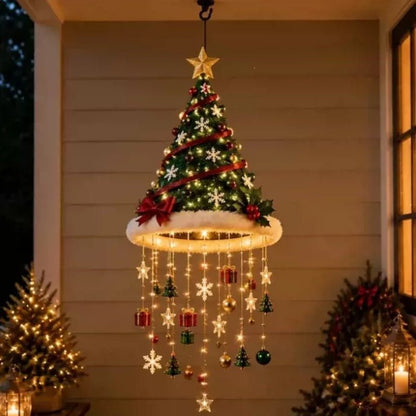 Bell Star Waterfall Christmas Floor Light, Outdoor Garden Festive Decor Lamp - FCHF CITY