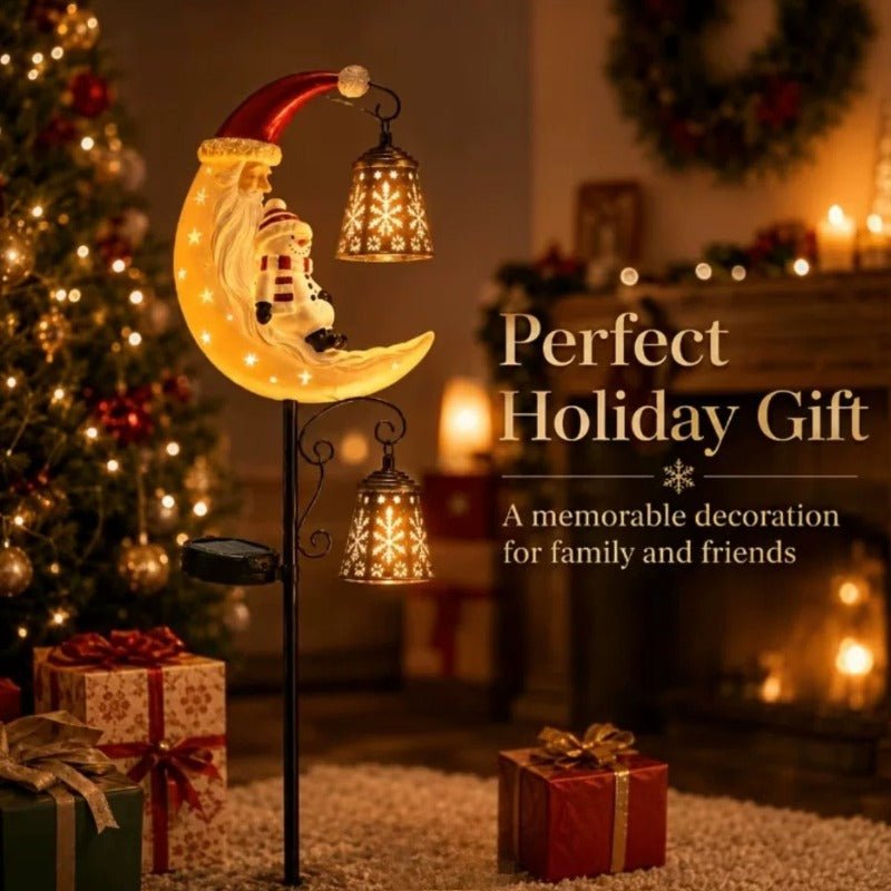 Bell Star Waterfall Christmas Floor Light, Outdoor Garden Festive Decor Lamp - FCHF CITY
