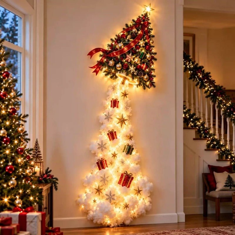 Bell Star Waterfall Christmas Floor Light, Outdoor Garden Festive Decor Lamp - FCHF CITY