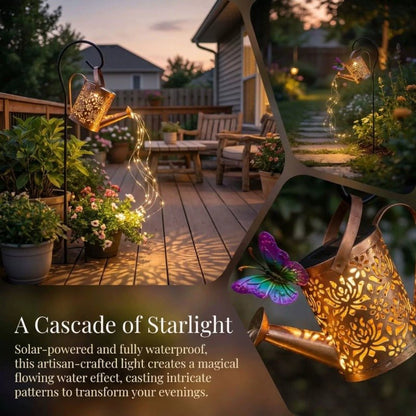 Bell Star Waterfall Christmas Floor Light, Outdoor Garden Festive Decor Lamp - FCHF CITY