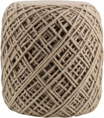 Bellingen Beige Pouf - FCHF CITY
