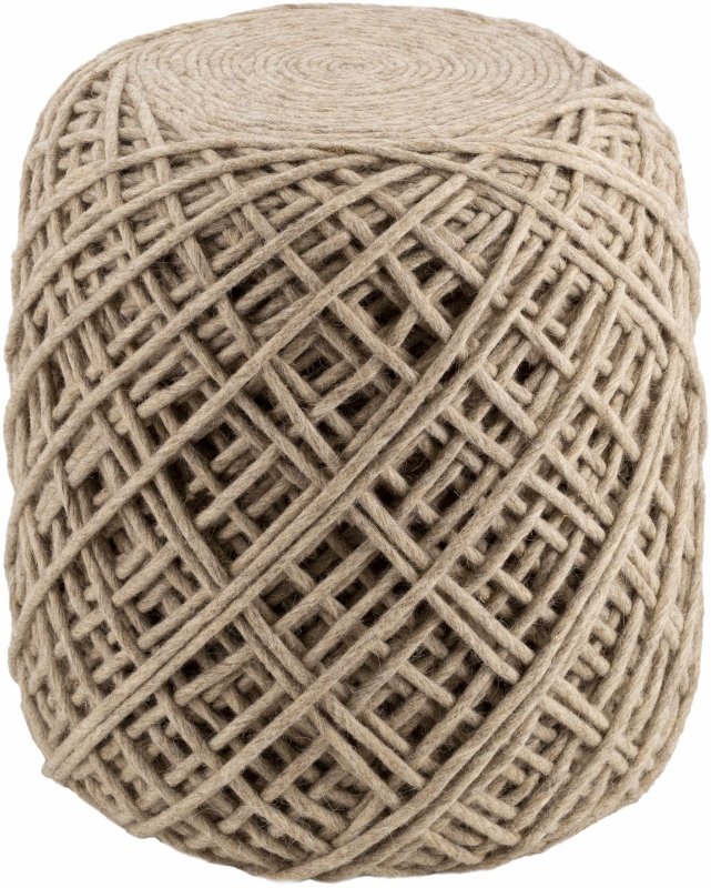 Bellingen Beige Pouf - FCHF CITY