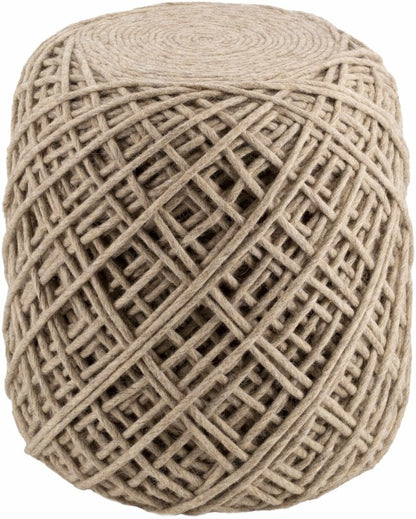 Bellingen Beige Pouf - FCHF CITY
