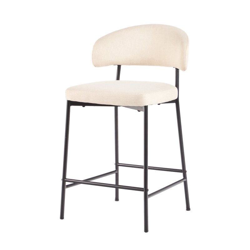 Benton Modern Upholstered Bar Stool, Set of 2 - FCHF CITY