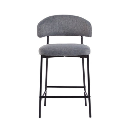 Benton Modern Upholstered Bar Stool, Set of 2 - FCHF CITY