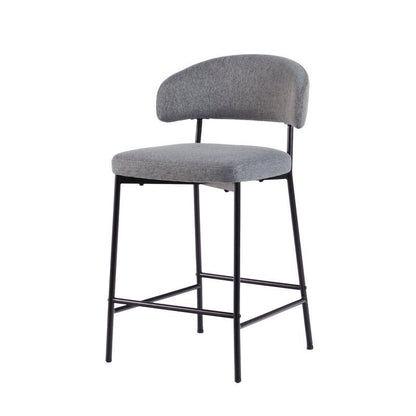 Benton Modern Upholstered Bar Stool, Set of 2 - FCHF CITY