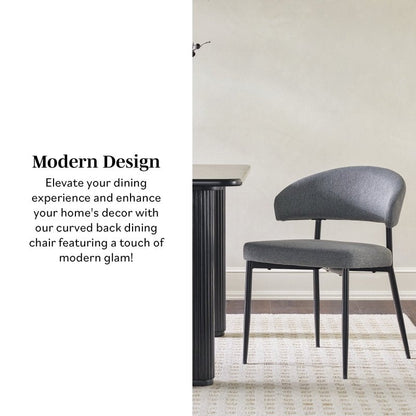 Benton Modern Upholstered Dining Chair, set of 2 - FCHF CITY