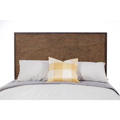 Brown Pearl Platform Bed, Brown Bronze - FCHF CITY