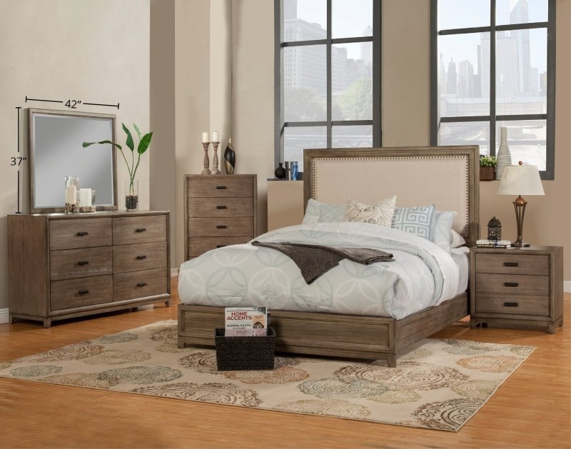 Camilla Mirror, Antique Grey - FCHF CITY
