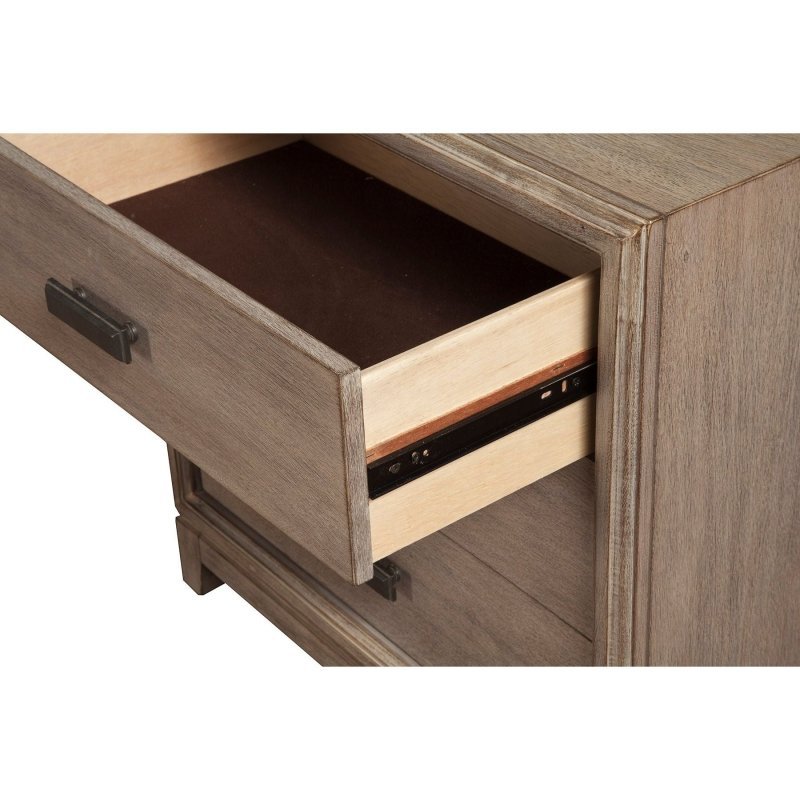 Camilla Nightstand, Antique Grey - FCHF CITY