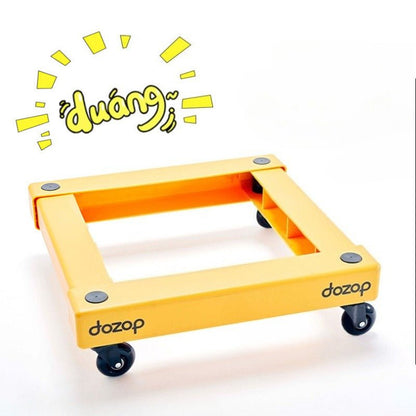 Camping Storage Box Wheeled Base, Foldable Silent Moving Dolly - FCHF CITY