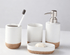 Ceramic Bathroom Accessory Set 4-Piece - FCHF CITY