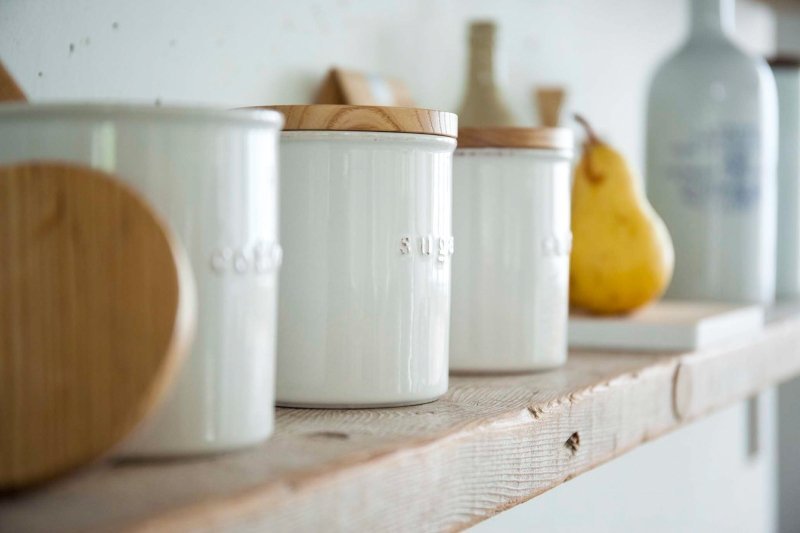 Ceramic Coffee and Sugar Canisters [Set of 2] - FCHF CITY