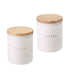 Ceramic Coffee and Sugar Canisters [Set of 2] - FCHF CITY