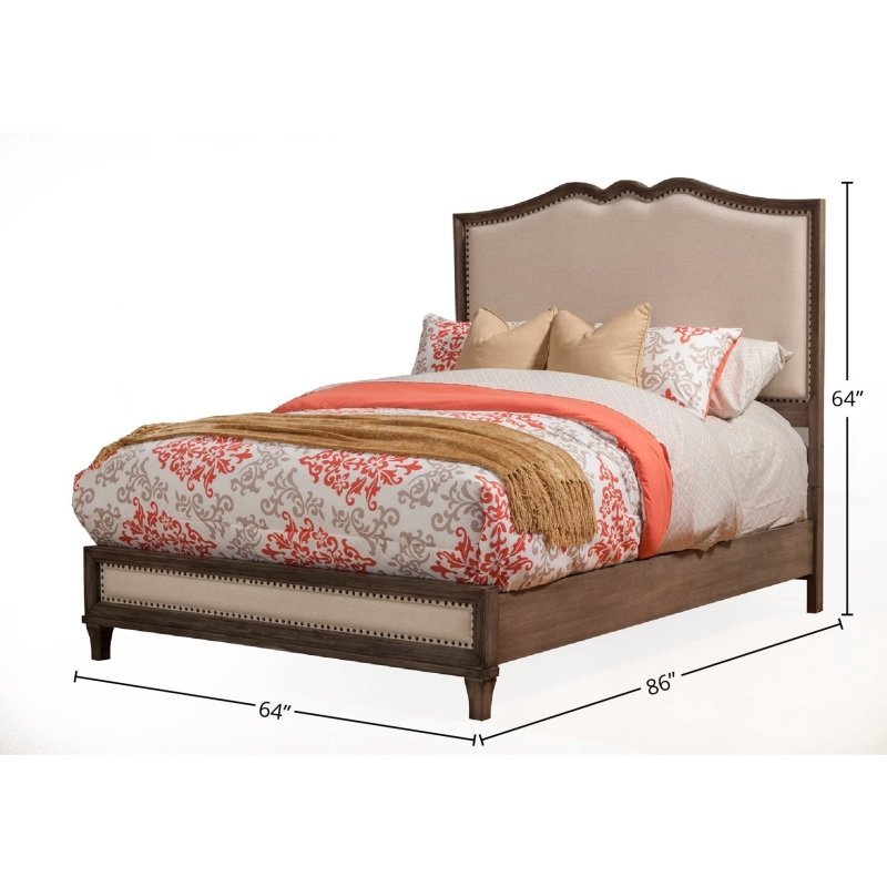 Charleston Bed, Antique Grey - FCHF CITY
