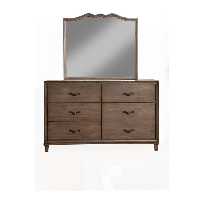 Charleston Mirror, Anique Grey - FCHF CITY