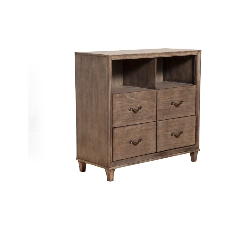Charleston TV Media Chest, Antique Grey - FCHF CITY