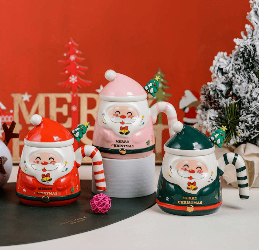 Christmas Santa Ceramic Mug - 400ml - FCHF CITY