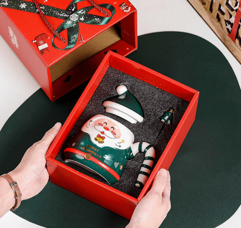 Christmas Santa Ceramic Mug - 400ml - FCHF CITY