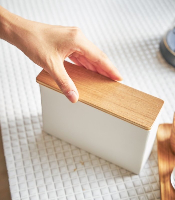 Coffee Filter Case - Size 01 + 02 - Steel + Wood - FCHF CITY