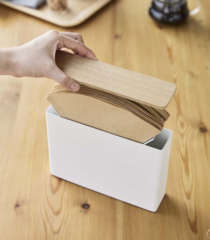 Coffee Filter Case - Size 04 - Steel + Wood - FCHF CITY