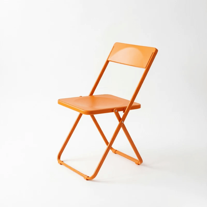 Colorful Plastic‑Steel Folding Chair, 6 Colors Available - FCHF CITY