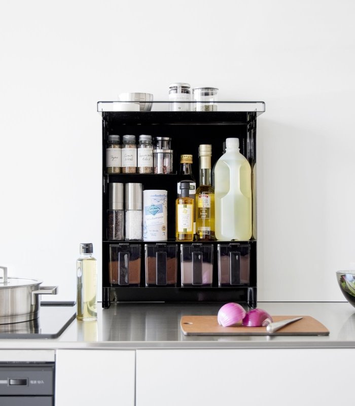Concealable Spice Rack - Steel - FCHF CITY