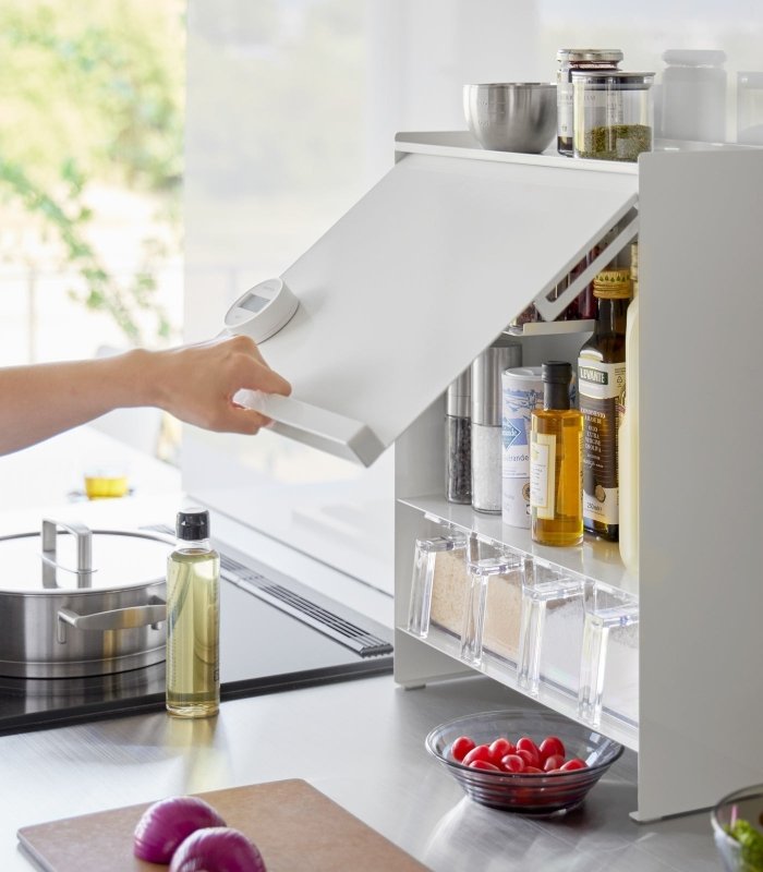 Concealable Spice Rack - Steel - FCHF CITY