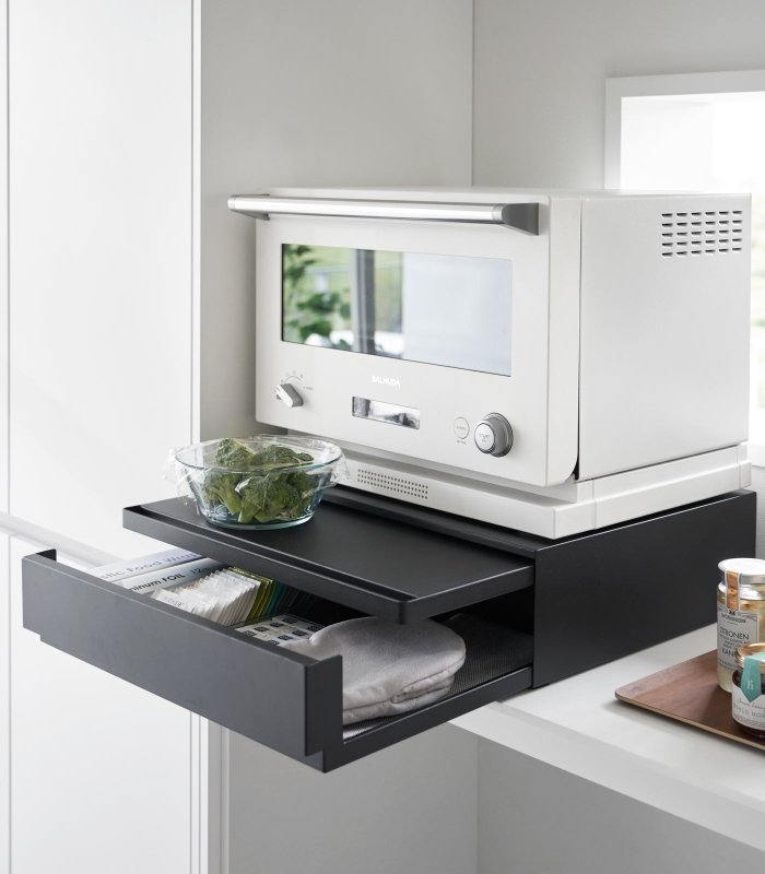 Countertop Drawer with Pull - Out Shelf - Steel - FCHF CITY