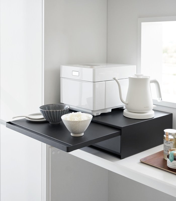 Countertop Drawer with Pull - Out Shelf - Steel - FCHF CITY