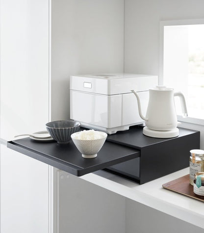 Countertop Drawer with Pull - Out Shelf - Steel - FCHF CITY