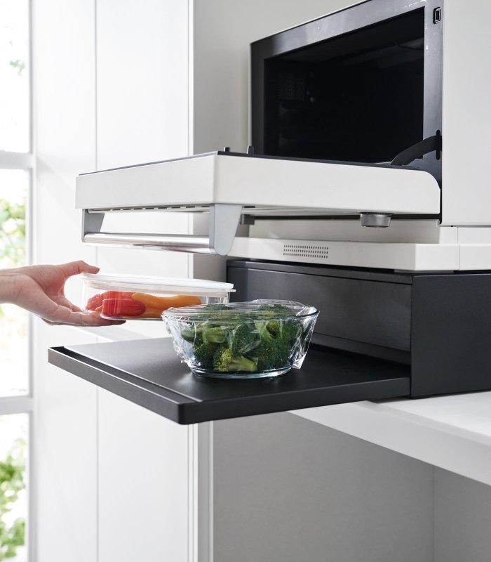 Countertop Drawer with Pull - Out Shelf - Steel - FCHF CITY