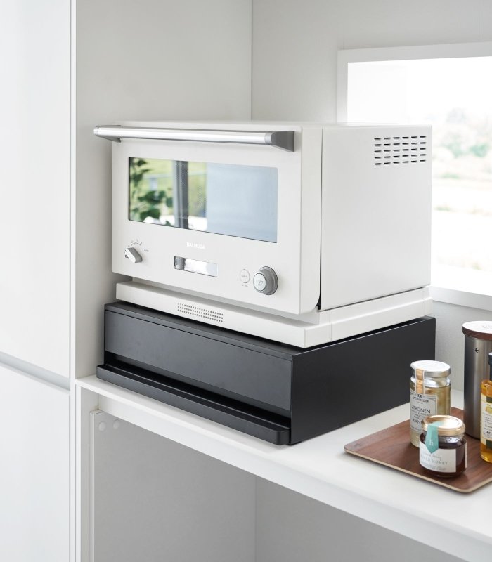 Countertop Drawer with Pull - Out Shelf - Steel - FCHF CITY
