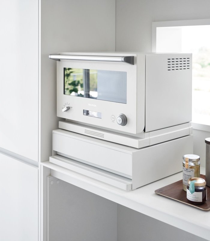 Countertop Drawer with Pull - Out Shelf - Steel - FCHF CITY