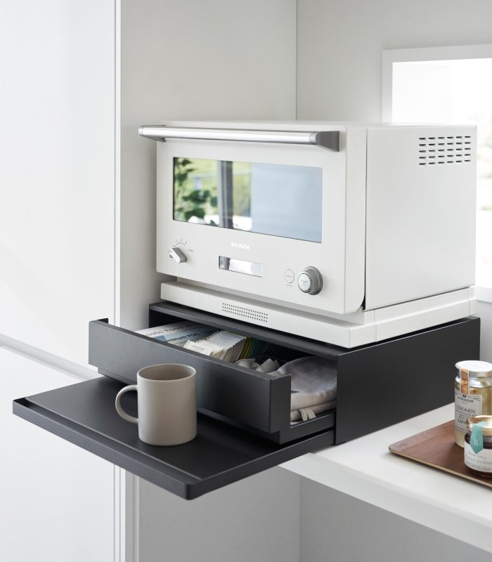 Countertop Drawer with Pull - Out Shelf - Steel - FCHF CITY