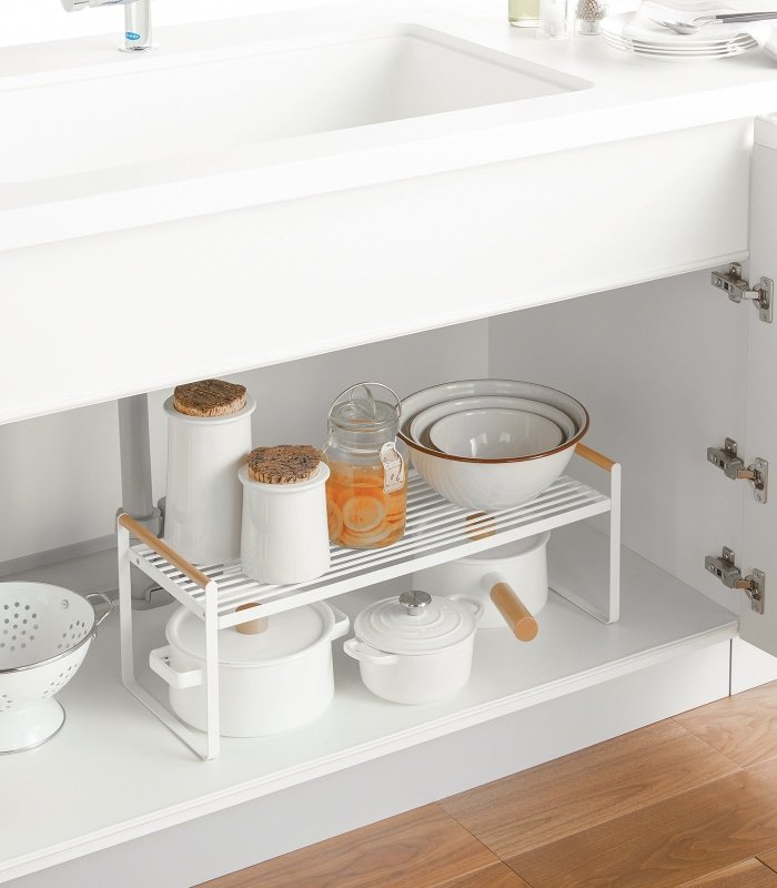Countertop Wire Shelf - Steel + Wood - FCHF CITY