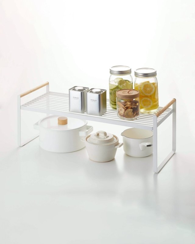 Countertop Wire Shelf - Steel + Wood - FCHF CITY