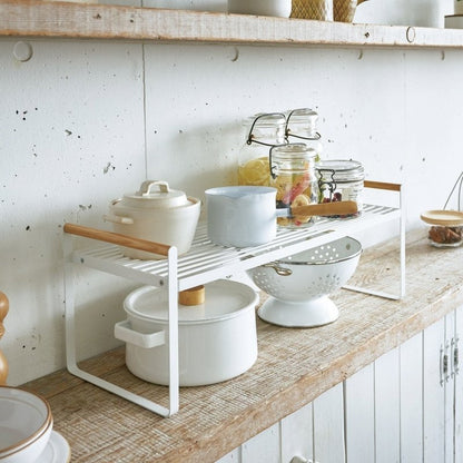 Countertop Wire Shelf - Steel + Wood - FCHF CITY