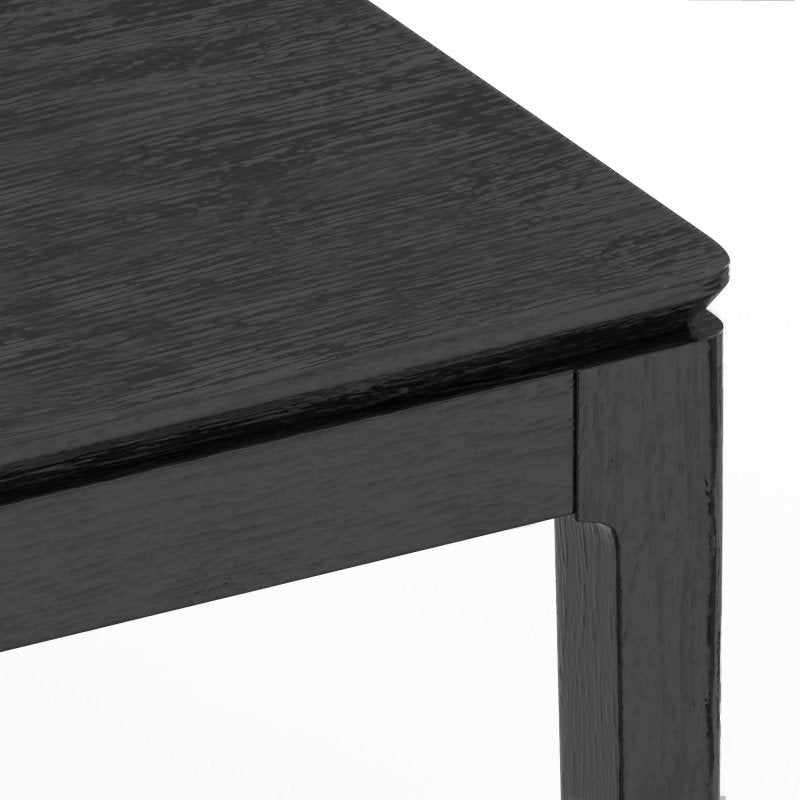 Cove Rectangular Dining Table, Vintage Black - FCHF CITY