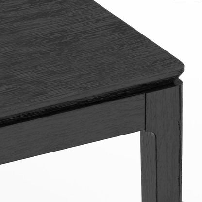 Cove Rectangular Dining Table, Vintage Black - FCHF CITY